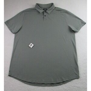 Cuts Clothing Polo Shirt Mens 2XL Curve Hem Stretch‎ Pima Cotton Blend Casual